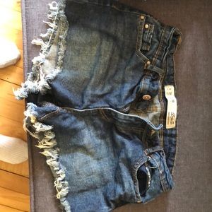 Denim shorts